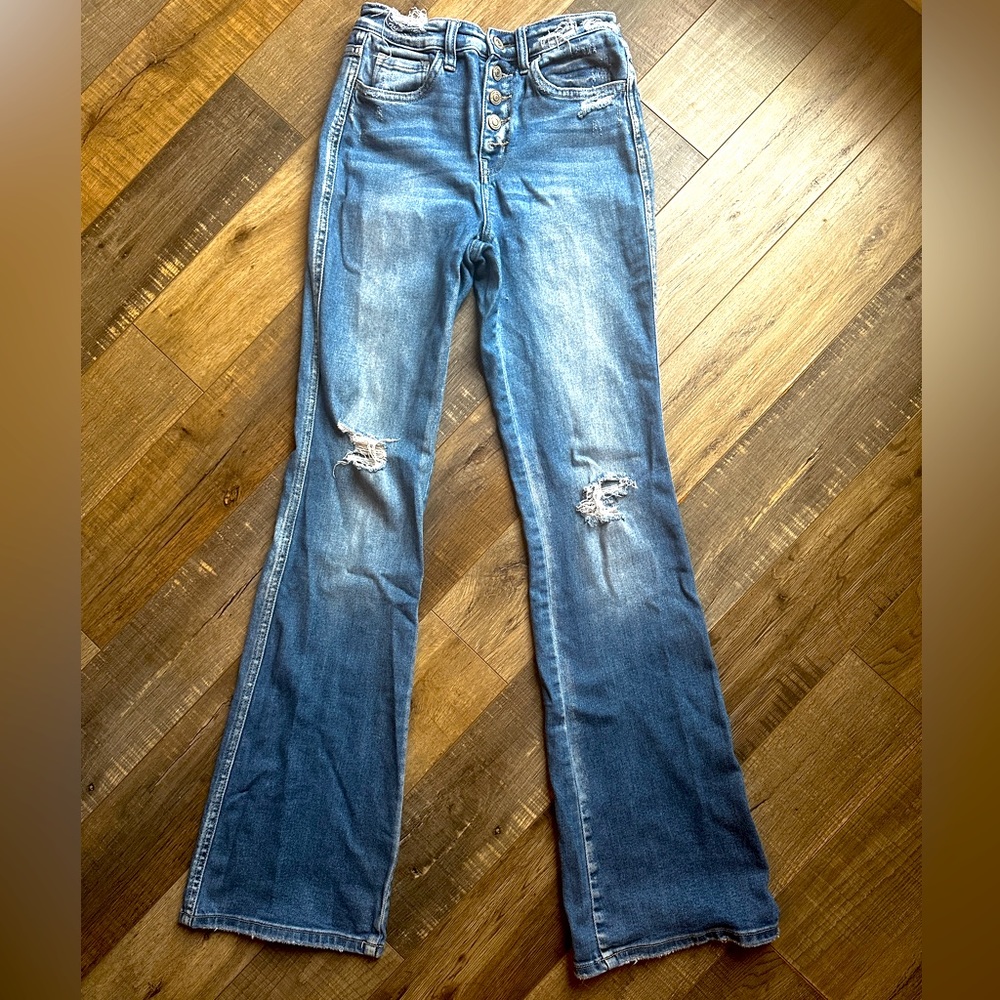 Women’s Destroyed Flares Flying Monkey Size 26